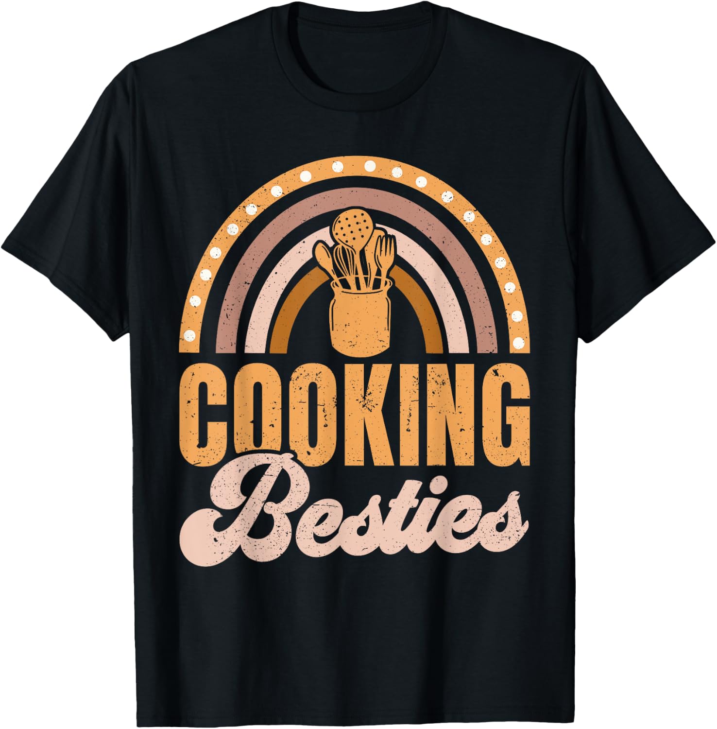 Cooking Besties BFF Best Friends Bestie T-Shirt - T-Shirt | Black