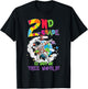 2nd Grade Is Out Of This World Space Rocket Astronaut T-Shirt - T-Shirt | Black