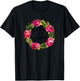 Grandma of the Groom Cute Floral Bridal Party Wedding Shower T-Shirt - T-Shirt | Black