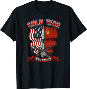 Cold War Veteran Flag T-Shirt - T-Shirt | Black