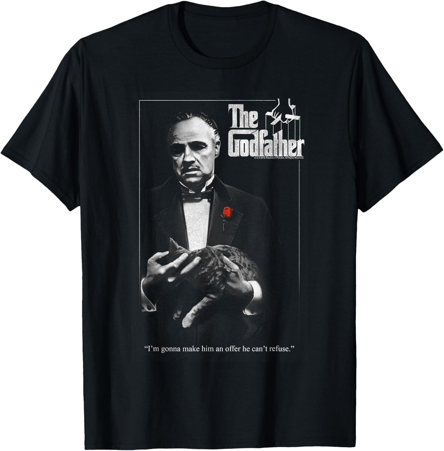 The Godfather Poster T-Shirt - T-Shirt | Black