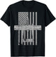 OV-10 Bronco Military Airplane Vintage Flag Pilot T-Shirt - T-Shirt | Black