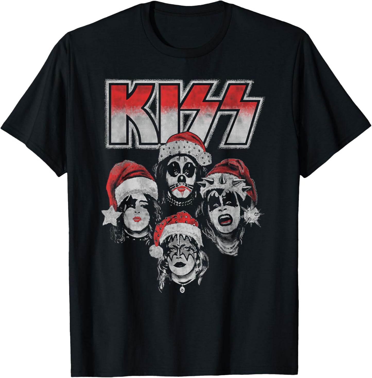 KISS - Detroit Rock Santa T-Shirt - T-Shirt | Black