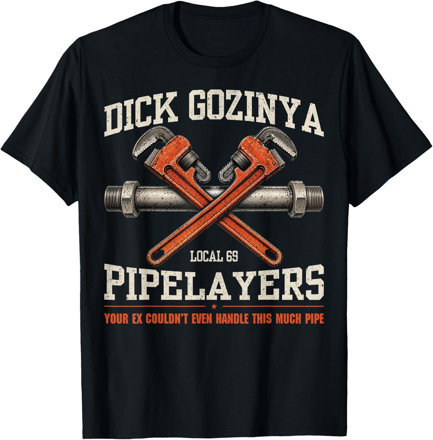 Funny Adult Humor Dick Gozinya Joke Innuendo Gag Gifts T-Shirt - T-Shirt | Black