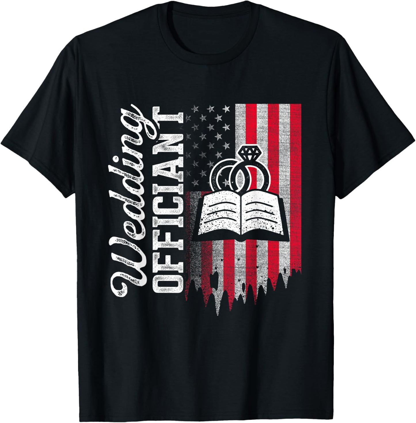 Wedding Officiant Inviting Internet Ordained Minister Gift T-Shirt - T-Shirt | Black