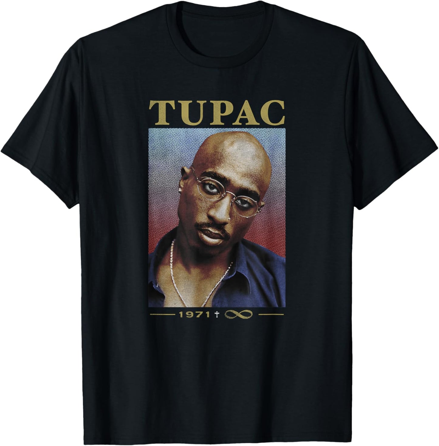 Tupac 71/96 T-Shirt - T-Shirt | Black