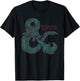 Dungeons & Dragons Classes in an Ampersand Logo T-Shirt - T-Shirt | Black