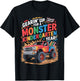 Back to School Kindergarten Monster Truck First Day Boys T-Shirt - T-Shirt | Black