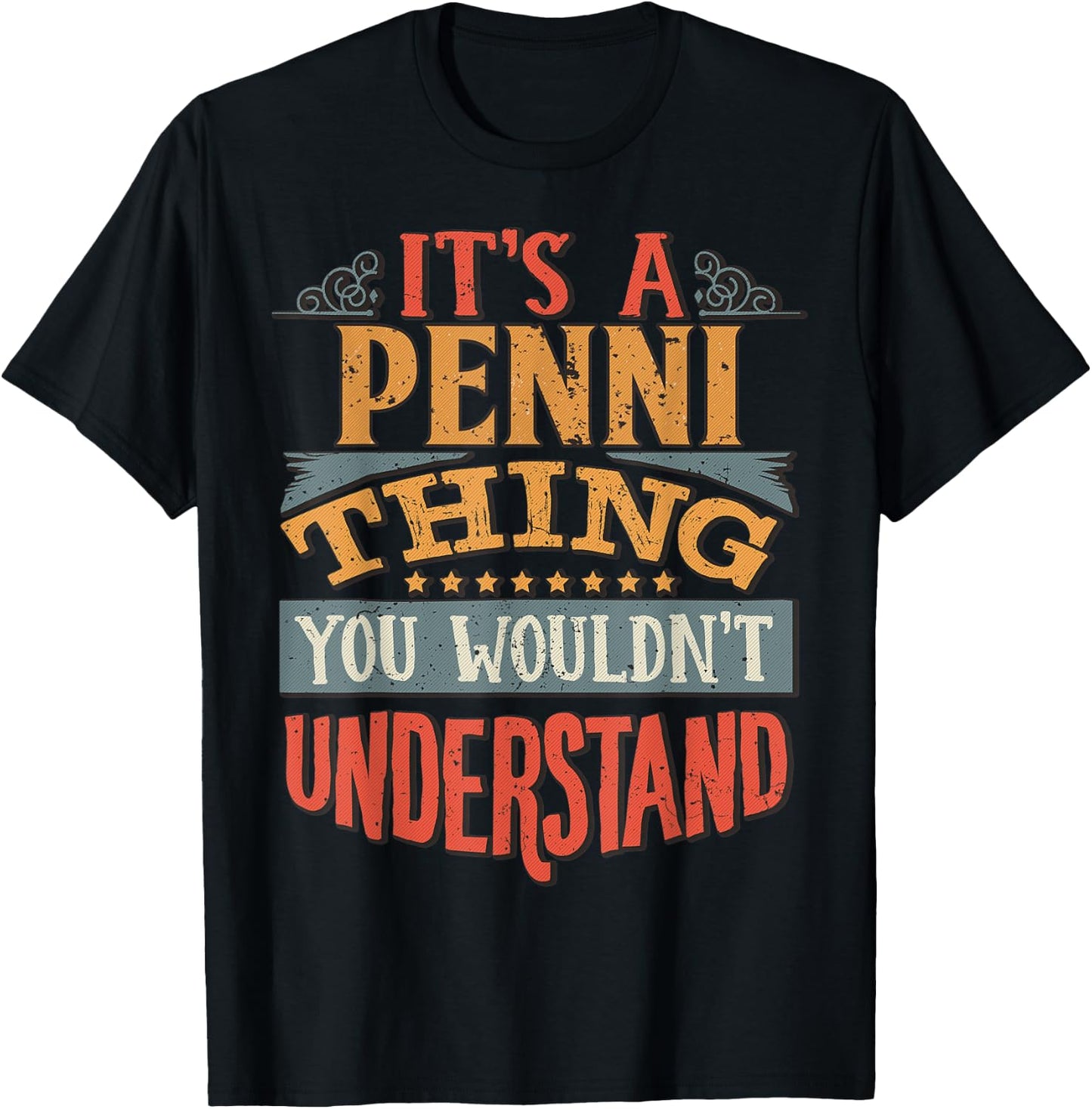 Penni Name T-Shirt - T-Shirt | Black