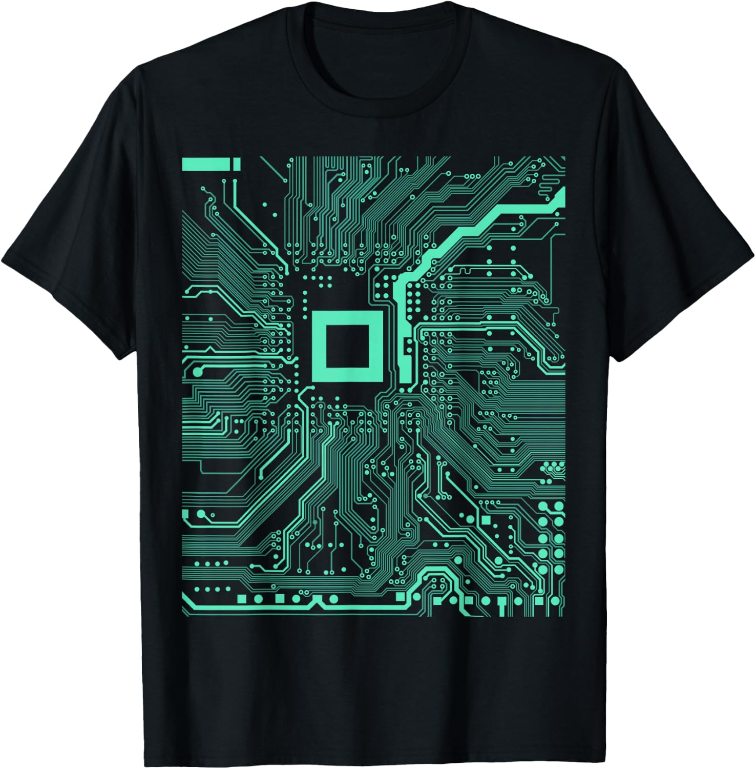 Computer Circuit Board Electronics Technician T-Shirt - T-Shirt | Black