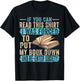If You Can Read This I Was Forced To Put My Book Down T-Shirt - T-Shirt | Black