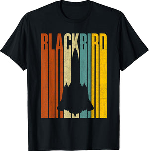 SR-71 Blackbird Air Force Military Jet T-Shirt - T-Shirt | Black