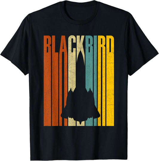 SR-71 Blackbird Air Force Military Jet T-Shirt - T-Shirt | Black