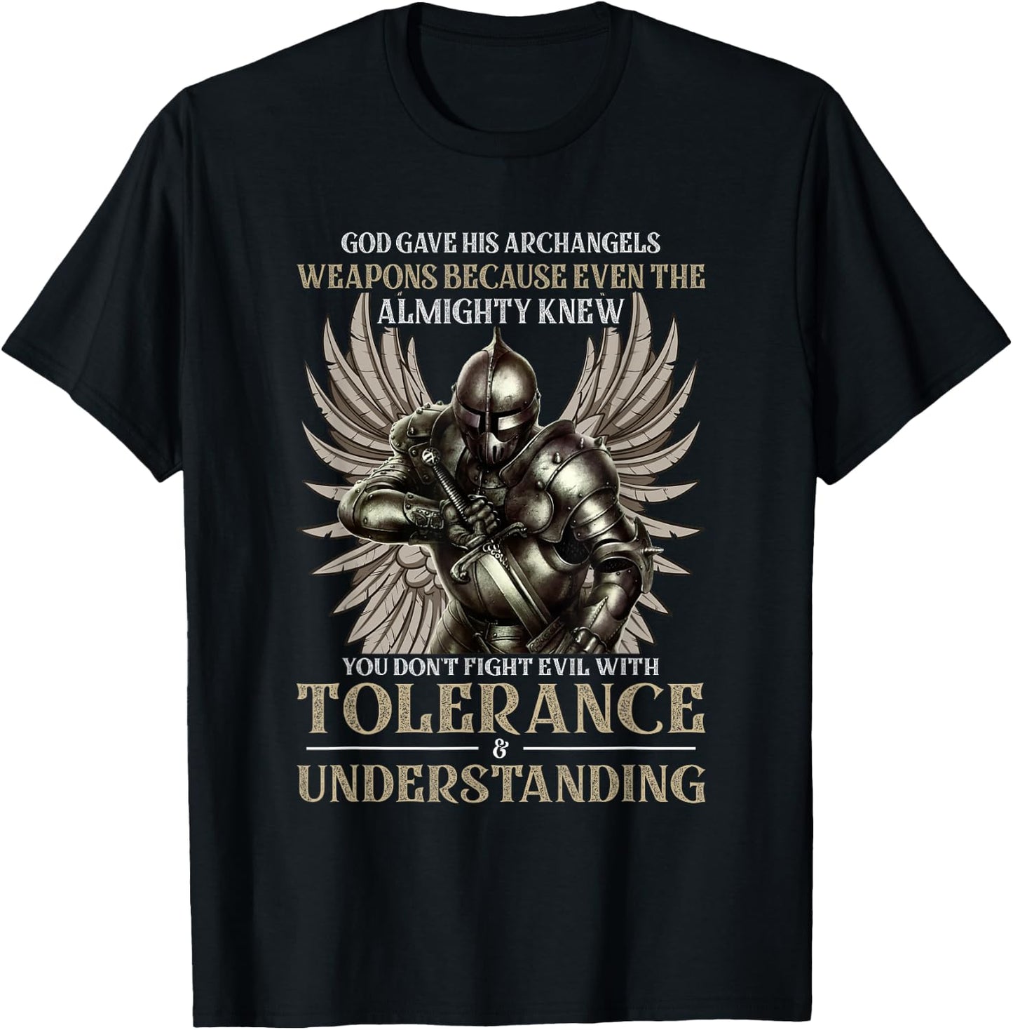 Christian - Tolerance & Understanding - Christian T-Shirt - T-Shirt | Black