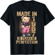 39th Birthday Made in 1987 39 Years of Being Awesome Bear T-Shirt - T-Shirt | Black
