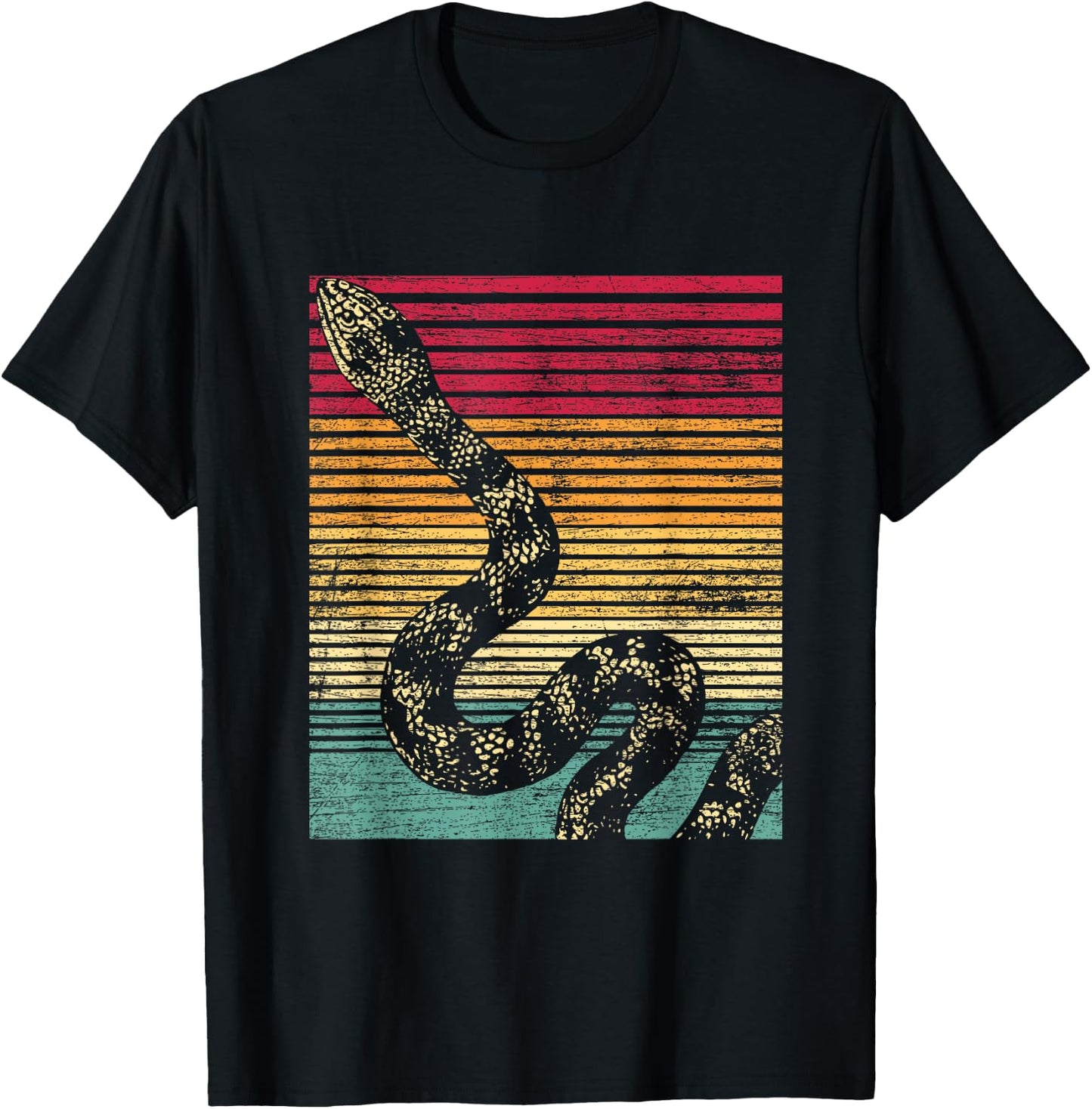 Retro Snake T-Shirt - T-Shirt | Black