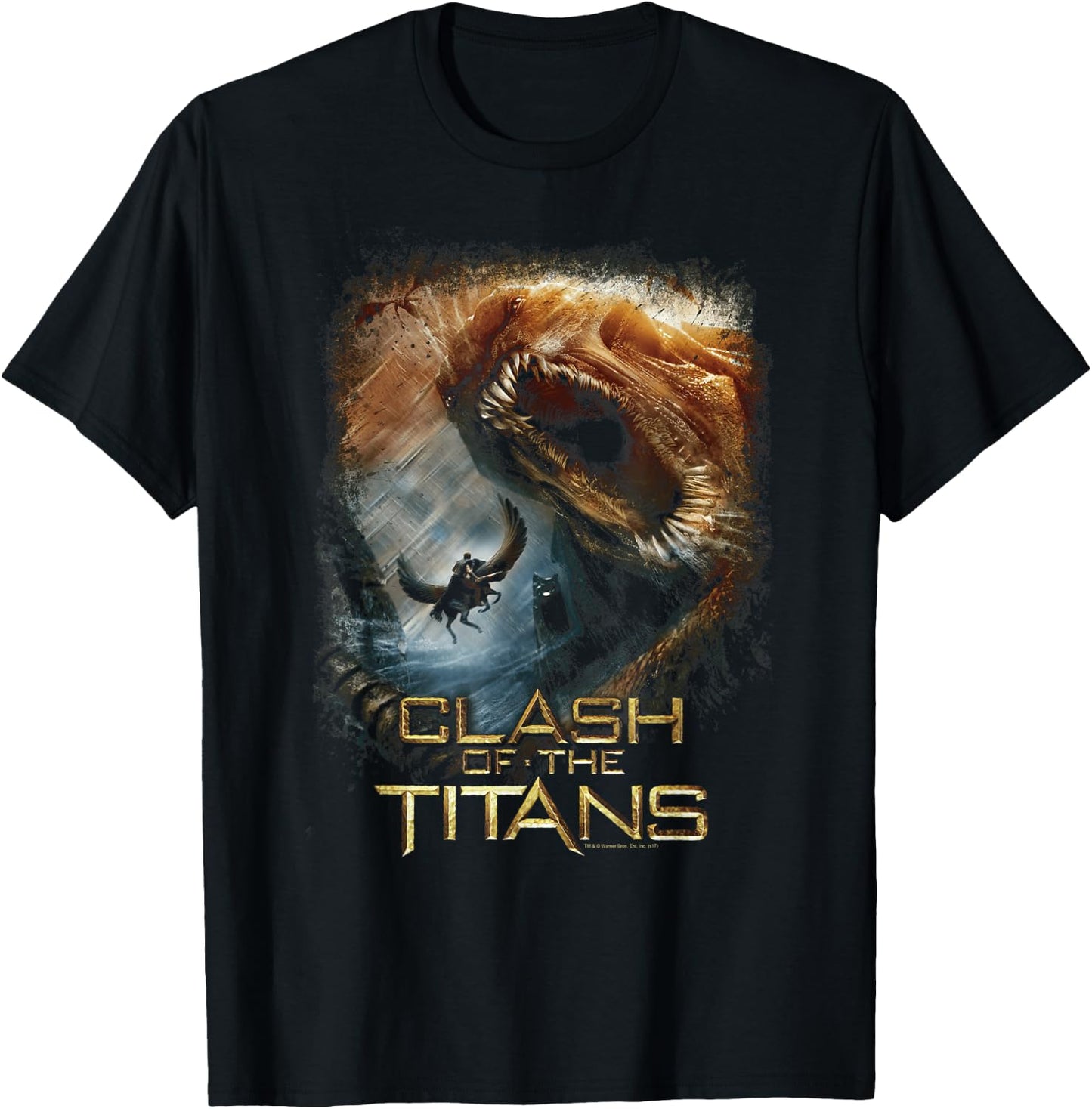 Clash of the Titans Kraken Clash T-Shirt - T-Shirt | Black