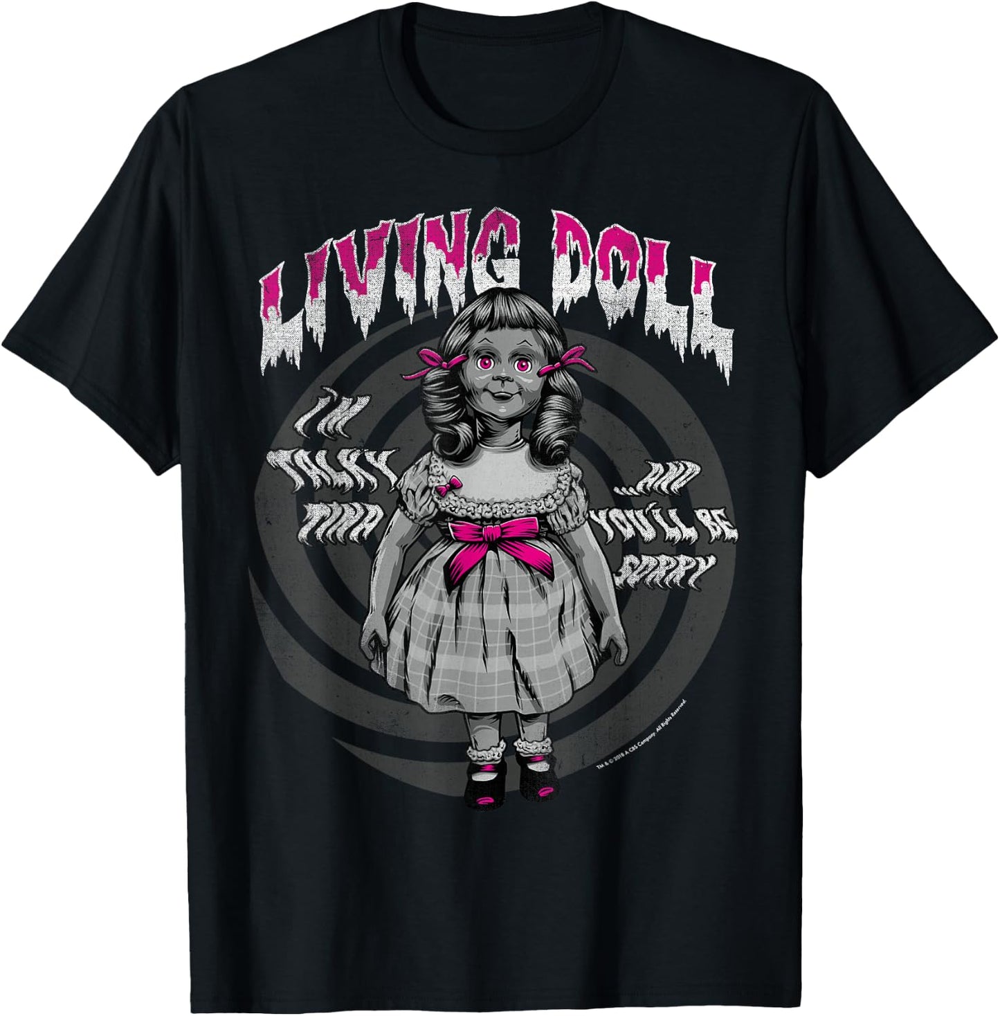 The Twilight Zone Living Doll Talky Tina Creepy T-Shirt - T-Shirt | Black