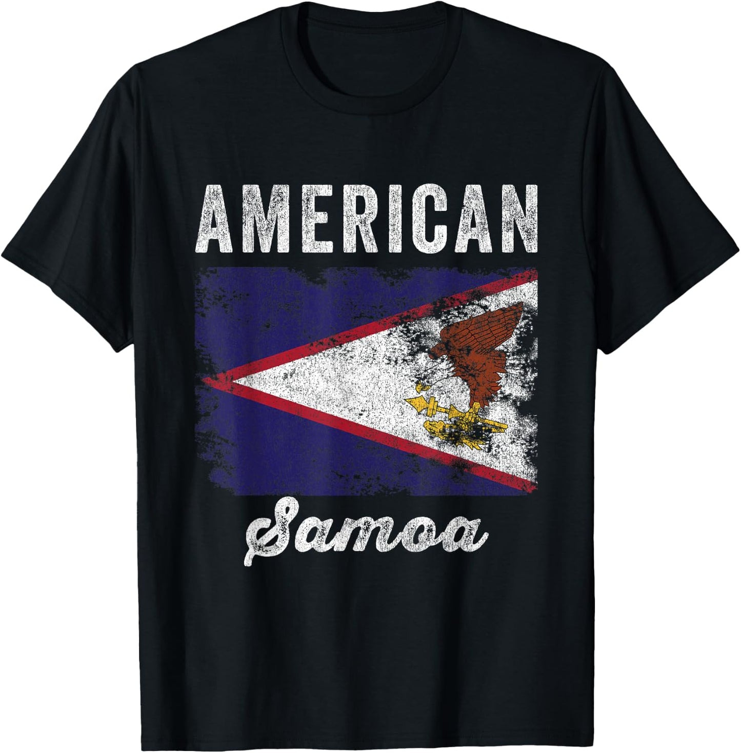 American samoa Flag - Men Women Kids - American samoan Flag T-Shirt - T-Shirt | Black
