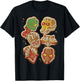 Marvel Guardians Of The Galaxy Gingerbread Cookies Christmas T-Shirt - T-Shirt | Black