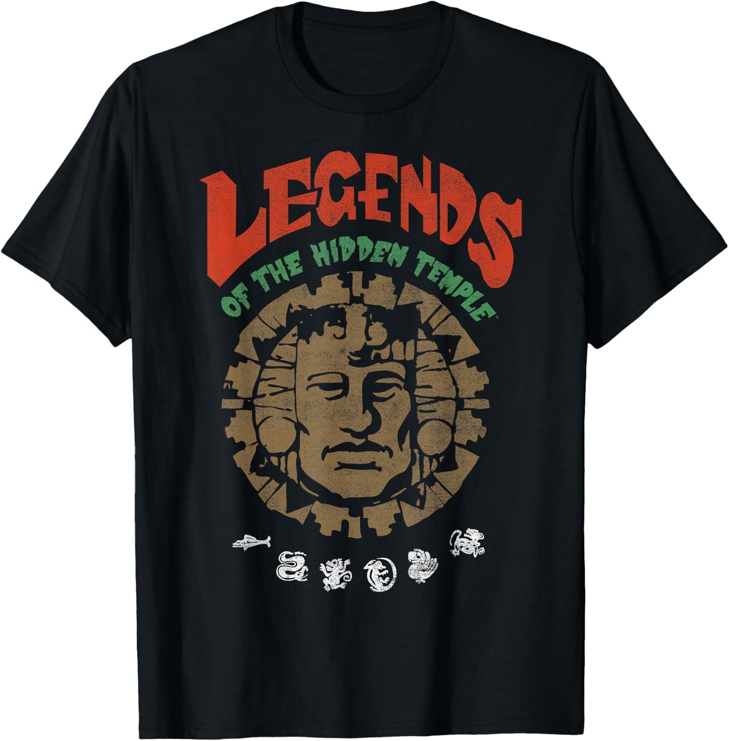 Legends of the Hidden Temple Vintage Poster T-Shirt - T-Shirt | Black