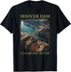 Hoover Dam Nevada Arizona Colorado River Engineering Vegas T-Shirt - T-Shirt | Black