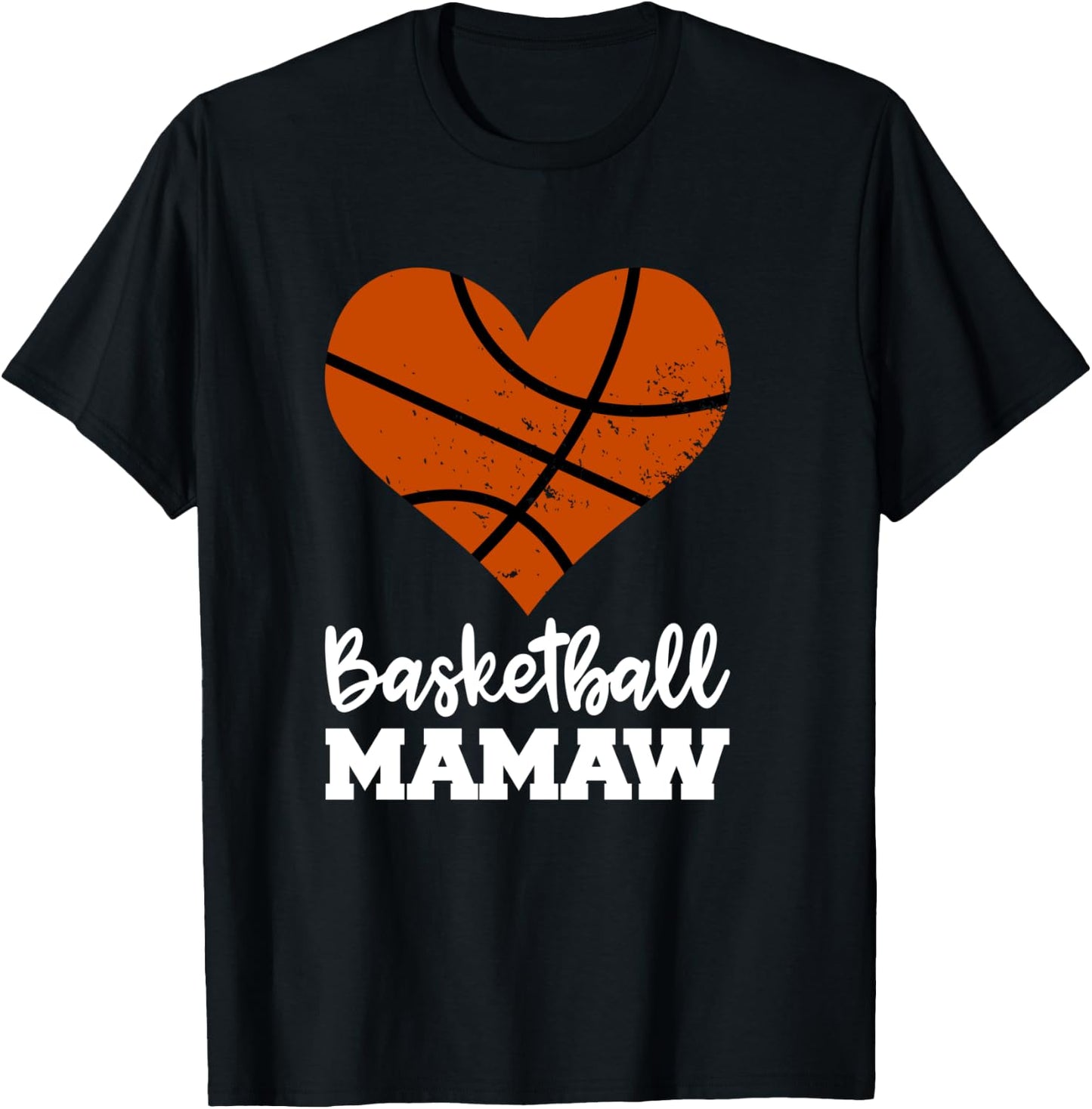 Basketball Mamaw Funny Basketball Player Mamaw T-Shirt - T-Shirt | Black