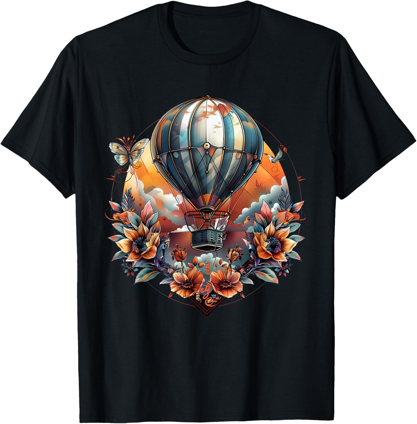 Hot Air Balloon Ride Festival Hot Air Ballooning T-Shirt - T-Shirt | Black