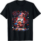 Gnome Sunglasses US Flag Drinking Coffee 4th July Patriotic T-Shirt - T-Shirt | Black