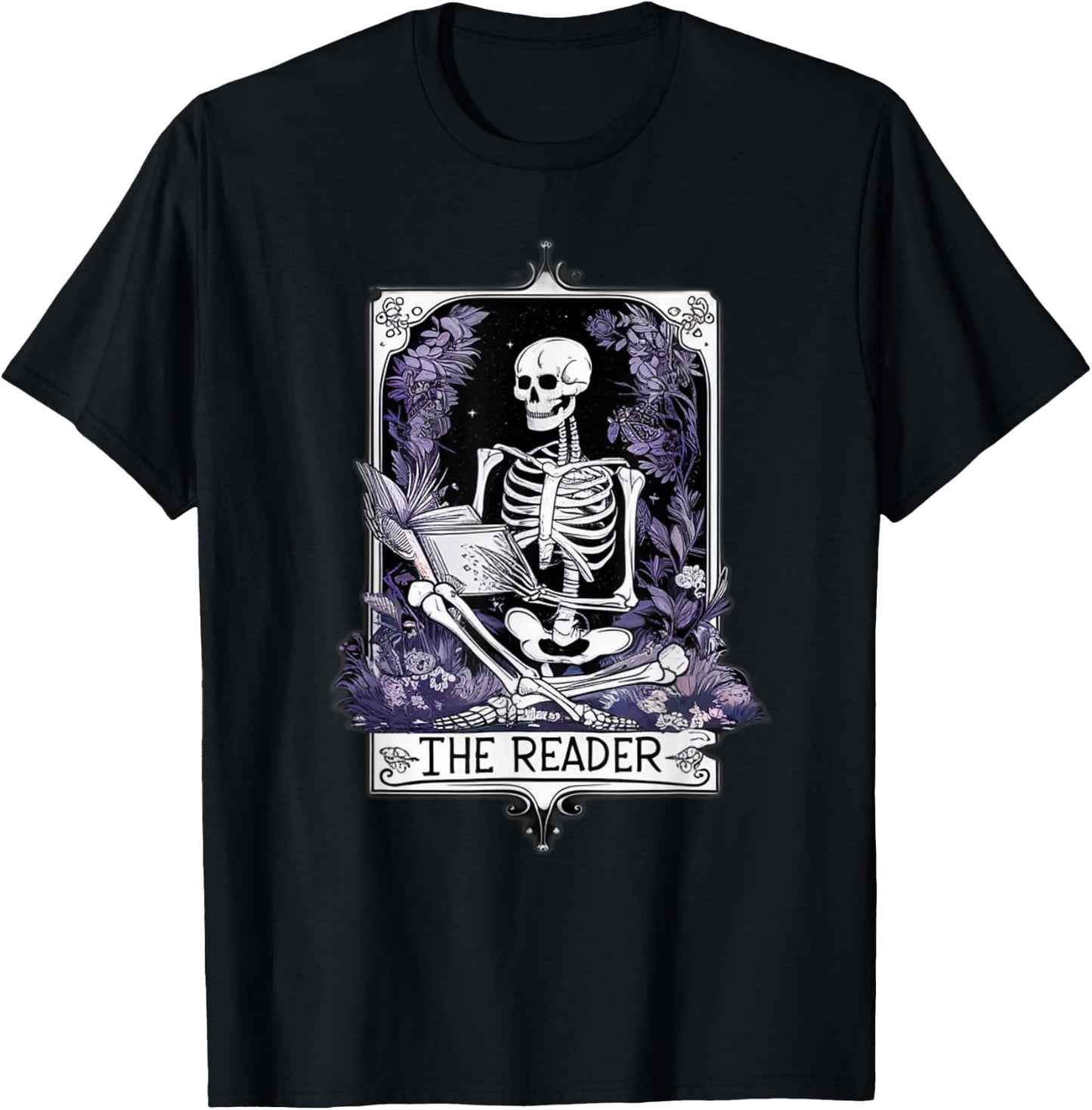 The Reader Tarot Card Reading Humor T-Shirt - T-Shirt | Black