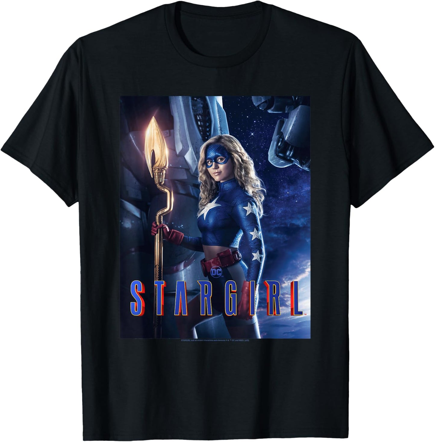 Stargirl Cosmic Staff of Starman Poster T-Shirt - T-Shirt | Black