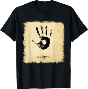 Dark Brotherhoods We Know Hand T-Shirt - T-Shirt | Black