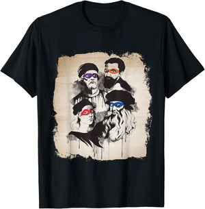 Artist - Italian Rennaissance Art Ninjas Funny T-Shirt - T-Shirt | Black