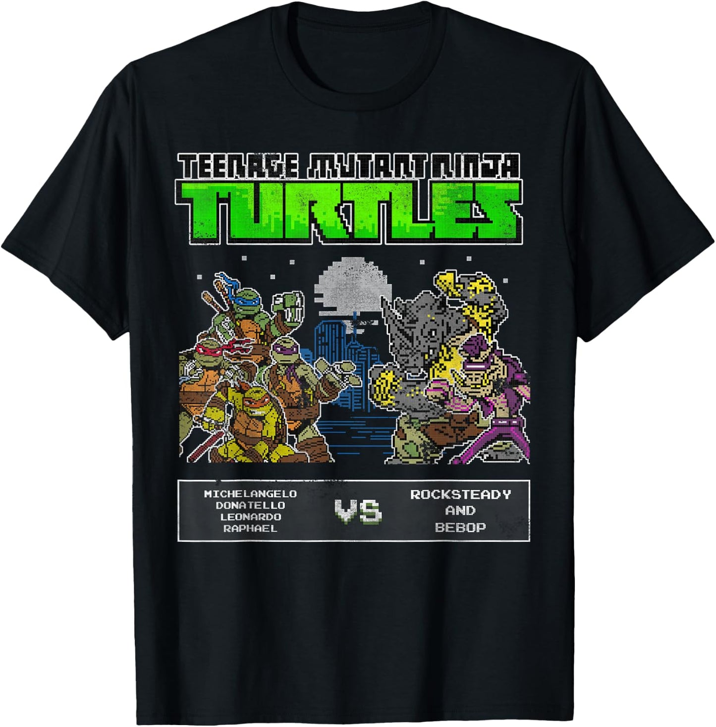 Teenage Mutant Ninja Turtles Video Game Battle T-Shirt - T-Shirt | Black