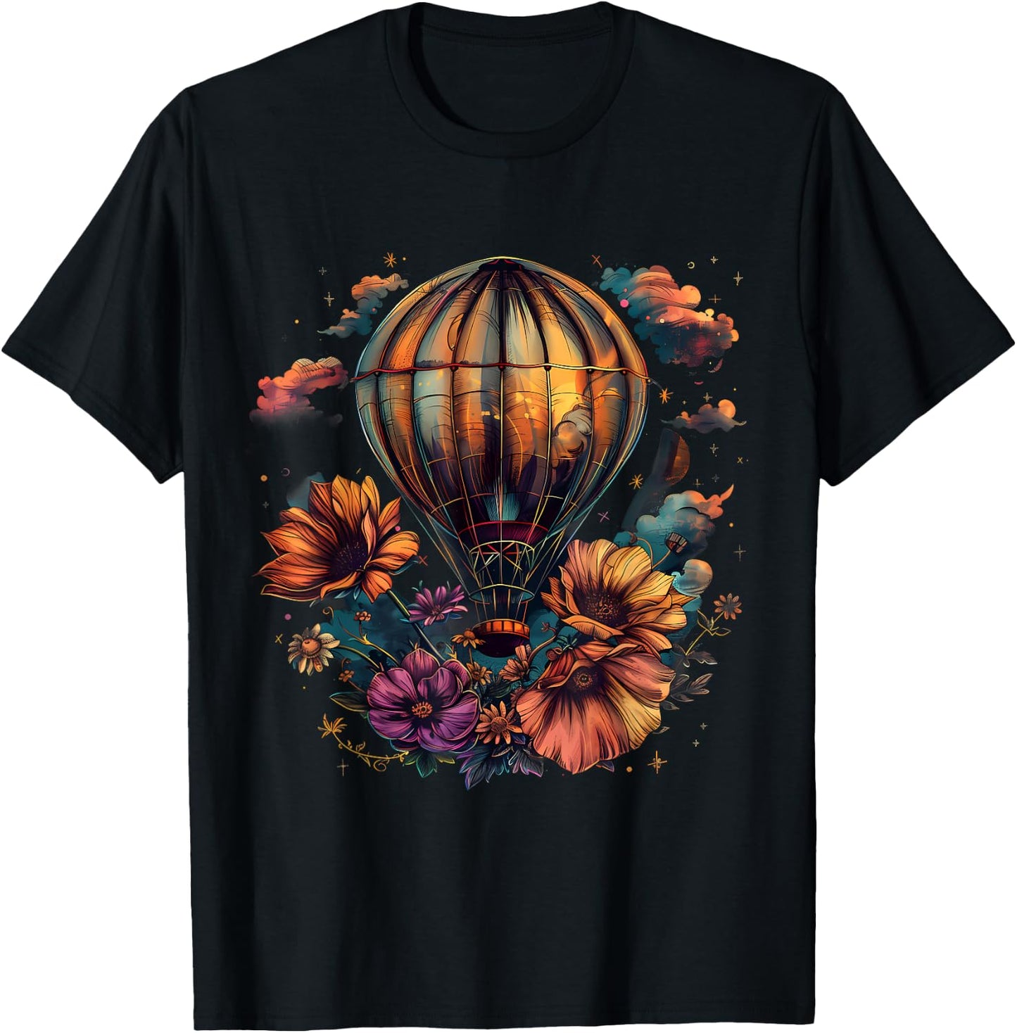 Hot Air Balloon Ride Festival Hot Air Ballooning T-Shirt - T-Shirt | Black