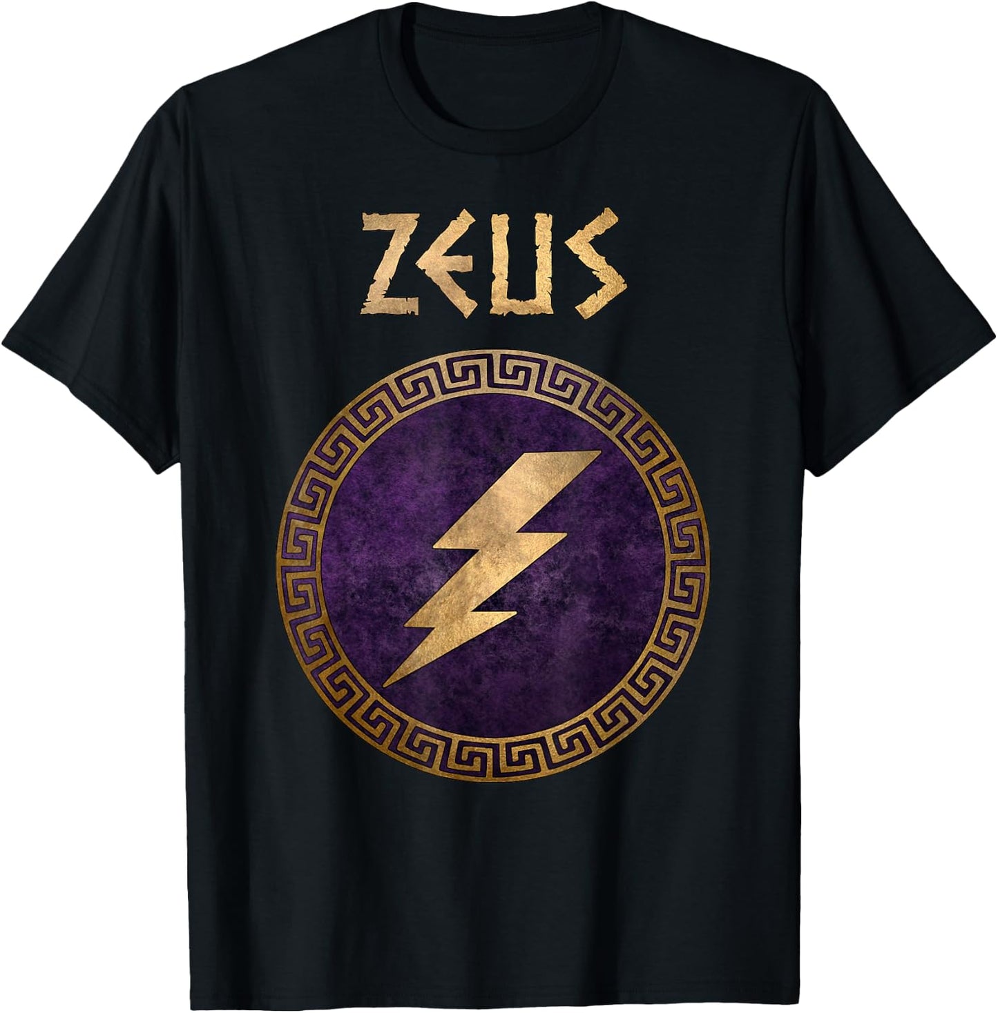 Zeus Ancient Greek God T-Shirt - T-Shirt | Black