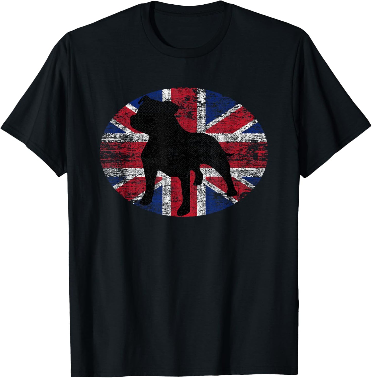 Staffordshire Bull Terrier Breed Dog Staffy English UK Funny Women T-Shirt - T-Shirt | Black