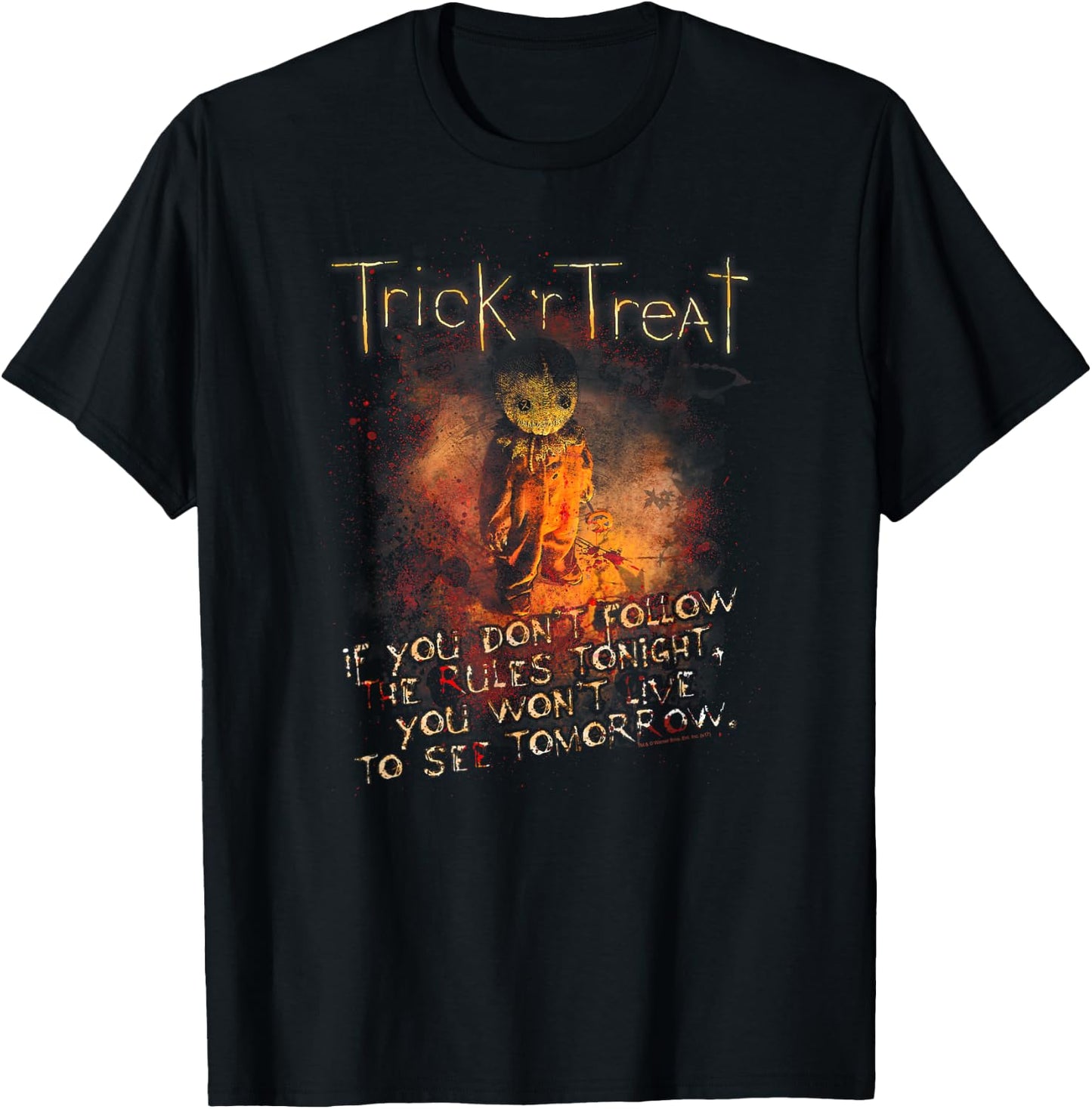 Trick 'r Treat Rules T-Shirt - T-Shirt | Black