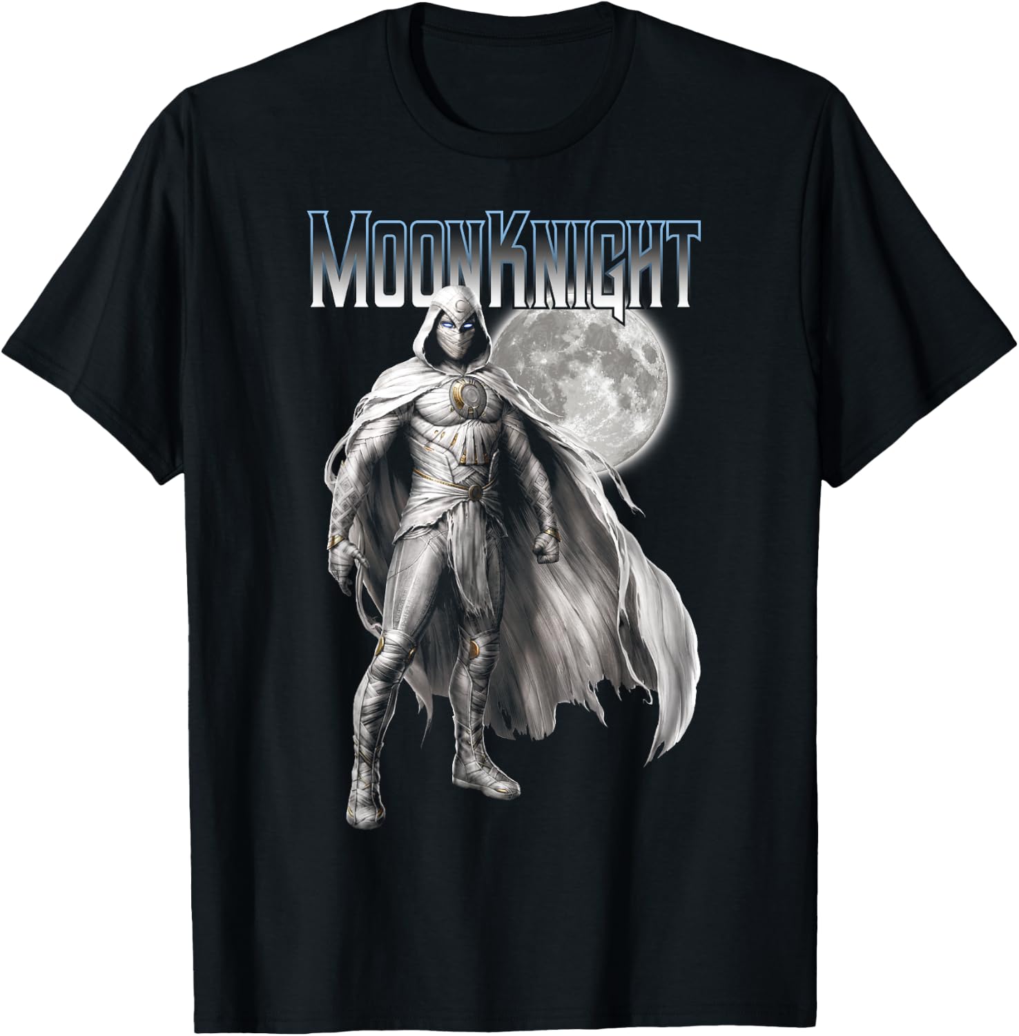 Marvel Moon Knight Profile Poster T-Shirt - T-Shirt | Black