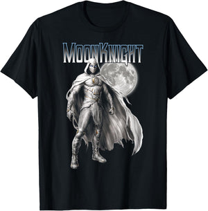 Marvel Moon Knight Profile Poster T-Shirt - T-Shirt | Black