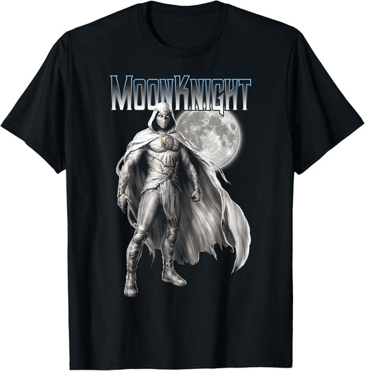 Marvel Moon Knight Profile Poster T-Shirt - T-Shirt | Black
