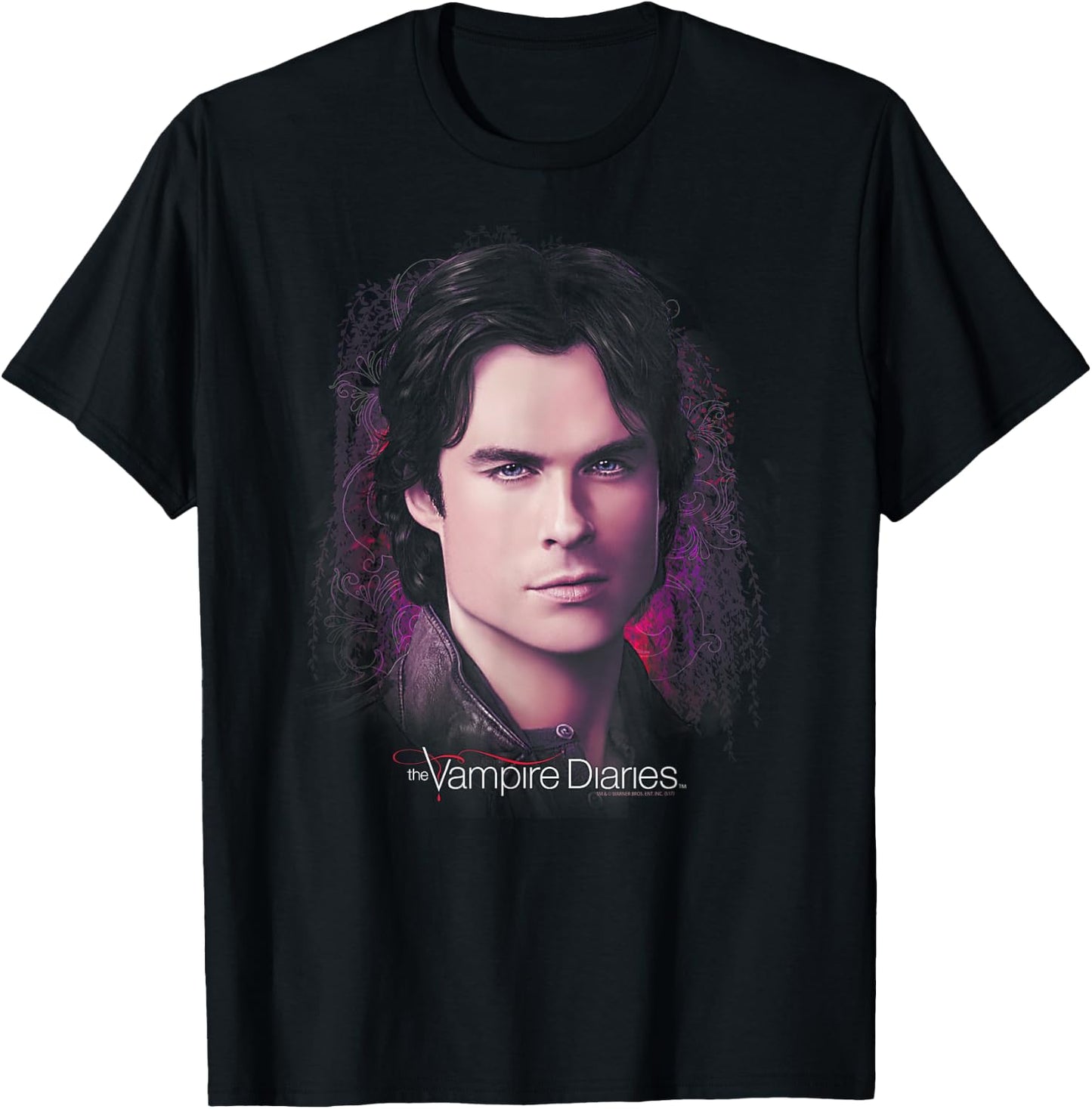 Vampire Diaries Damon Compelling T-Shirt - T-Shirt | Black
