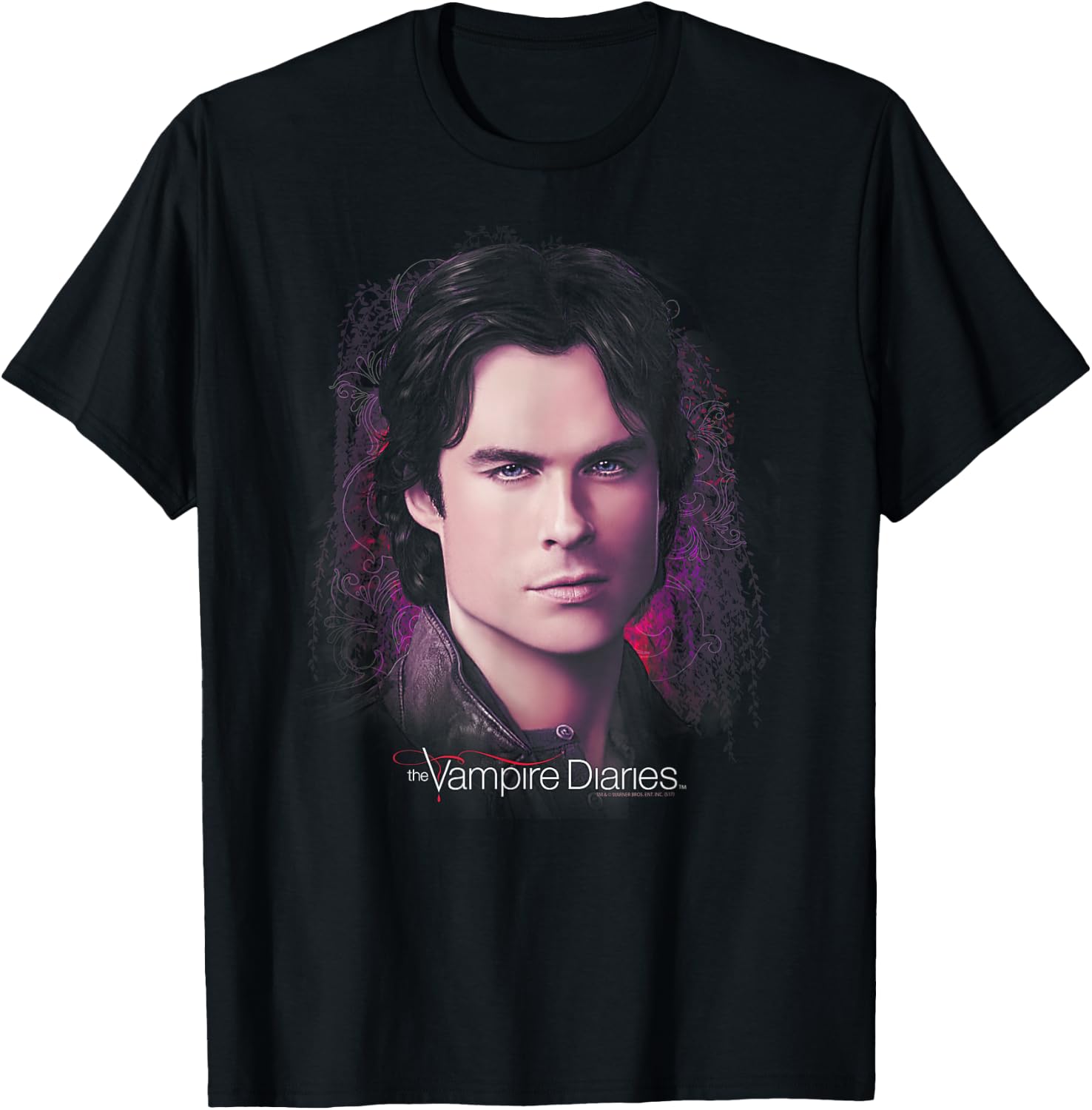 Vampire Diaries Damon Compelling T-Shirt - T-Shirt | Black