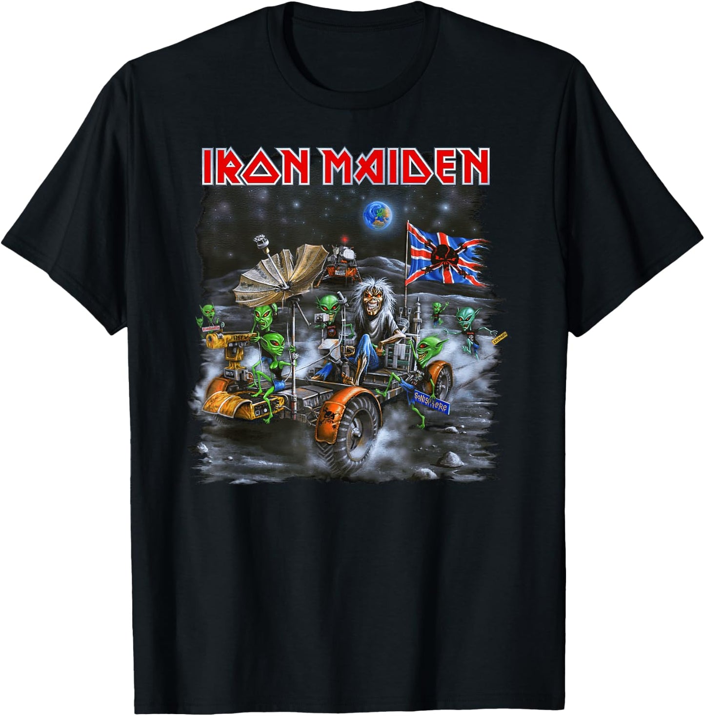 Iron Maiden - Knebworth Moonbuggy T-Shirt - T-Shirt | Black
