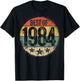 Best Of 1984 41st Birthday Gifts Women 41 Year Old T-Shirt - T-Shirt | Black