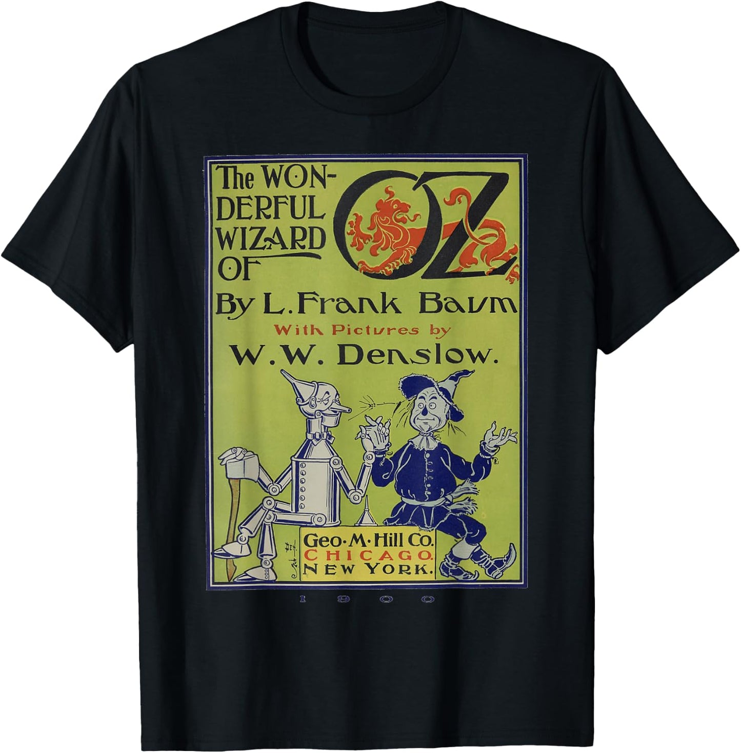 Scarecrow & Tin-Man Shirt The Wizard of OZ - Vintage T-Shirt - T-Shirt | Black