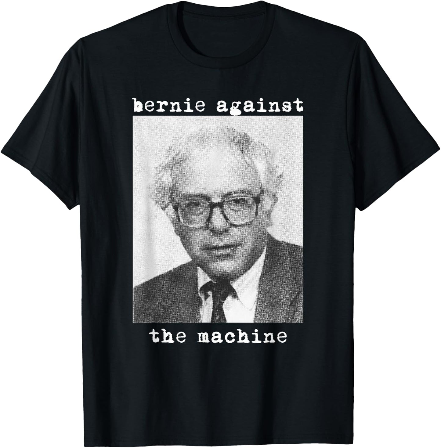 Bernie Sanders 2020 Against the Machine Punk Rock Stage Star T-Shirt - T-Shirt | Black