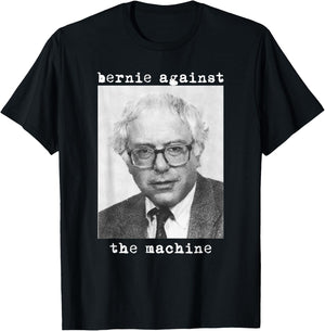 Bernie Sanders 2020 Against the Machine Punk Rock Stage Star T-Shirt - T-Shirt | Black