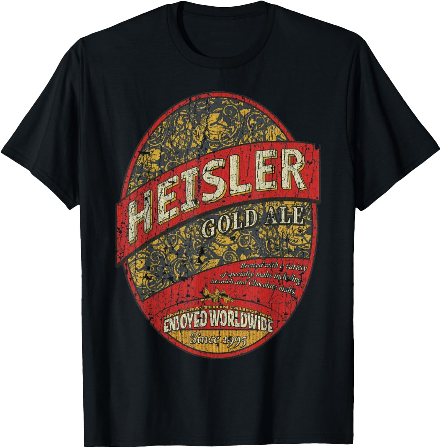 Heisler Gold Ale Beer 1995 T-Shirt - T-Shirt | Black
