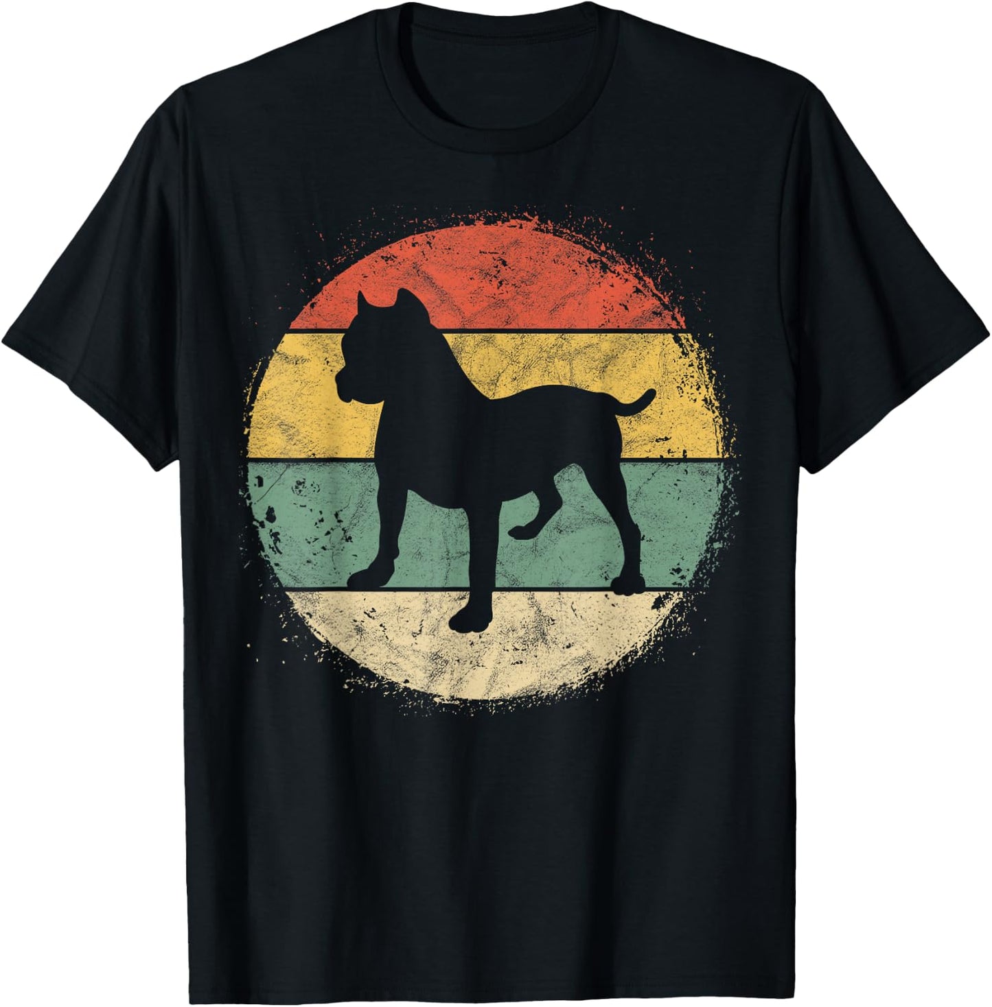 Vintage Pitbull Owner Gifts Dog Lover Clothes -Adults Black Retro Pitbull Owner Gift Dog Lover Pitbull Parent T-Shirt - T-Shirt | Black